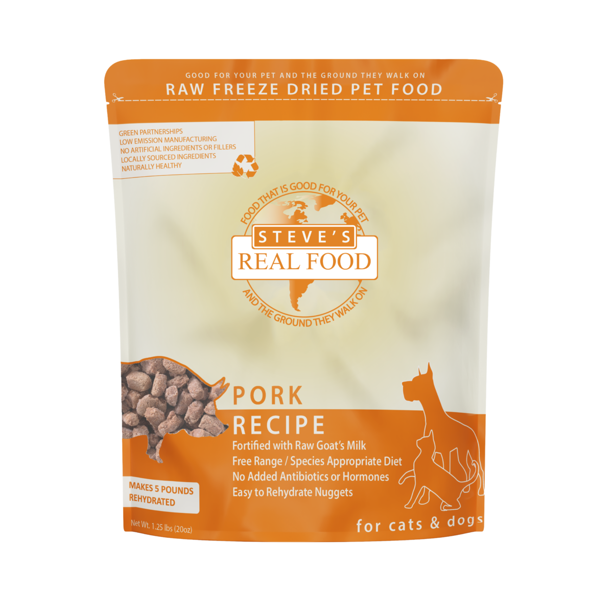 Freeze Dried Raw Dog Food Pork Recipe Steves Real Food