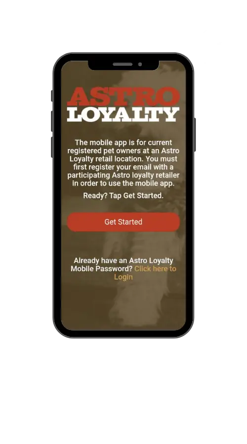 Mobile phone with Astro Loyalty information
