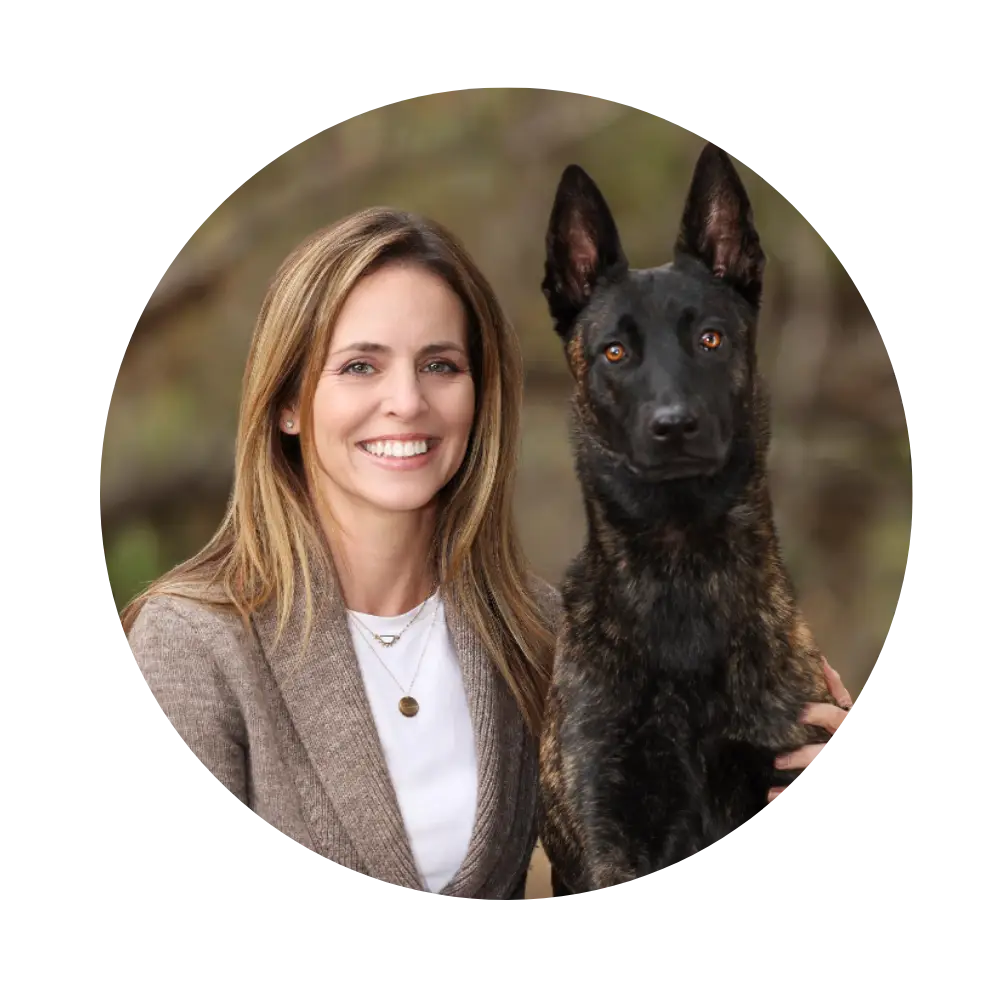 Dr Heather Oxford with dog