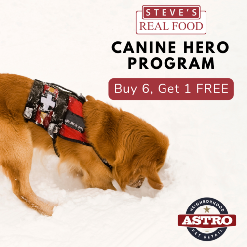 Steve's Real Food Canine Hero Discount for Raw Pet Food