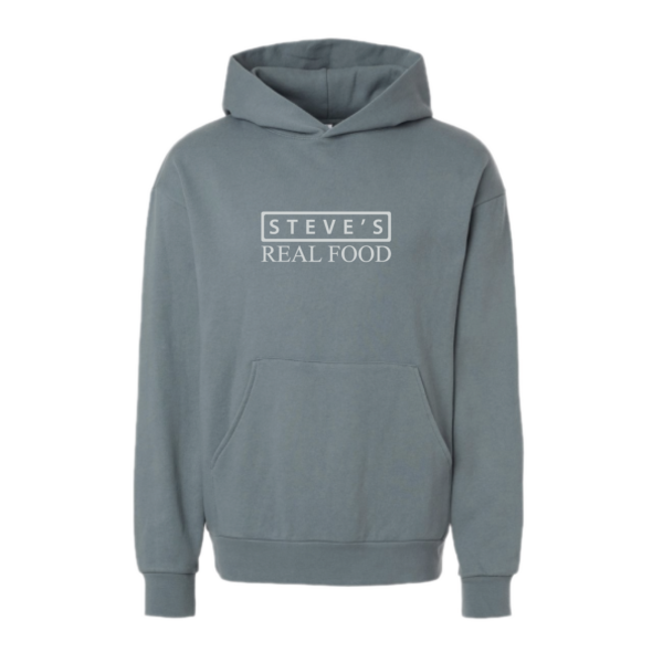 steve blue premium hoodie